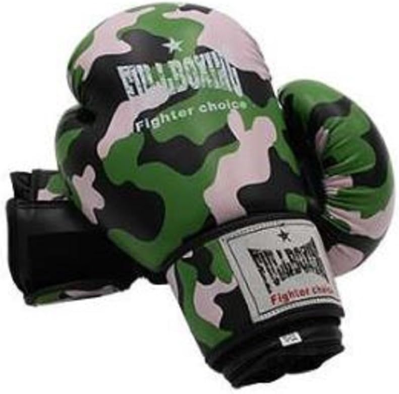 FULLBOXING Camouflage Boxing Gloves 14 Ounce : Amazon.co.uk: Sports