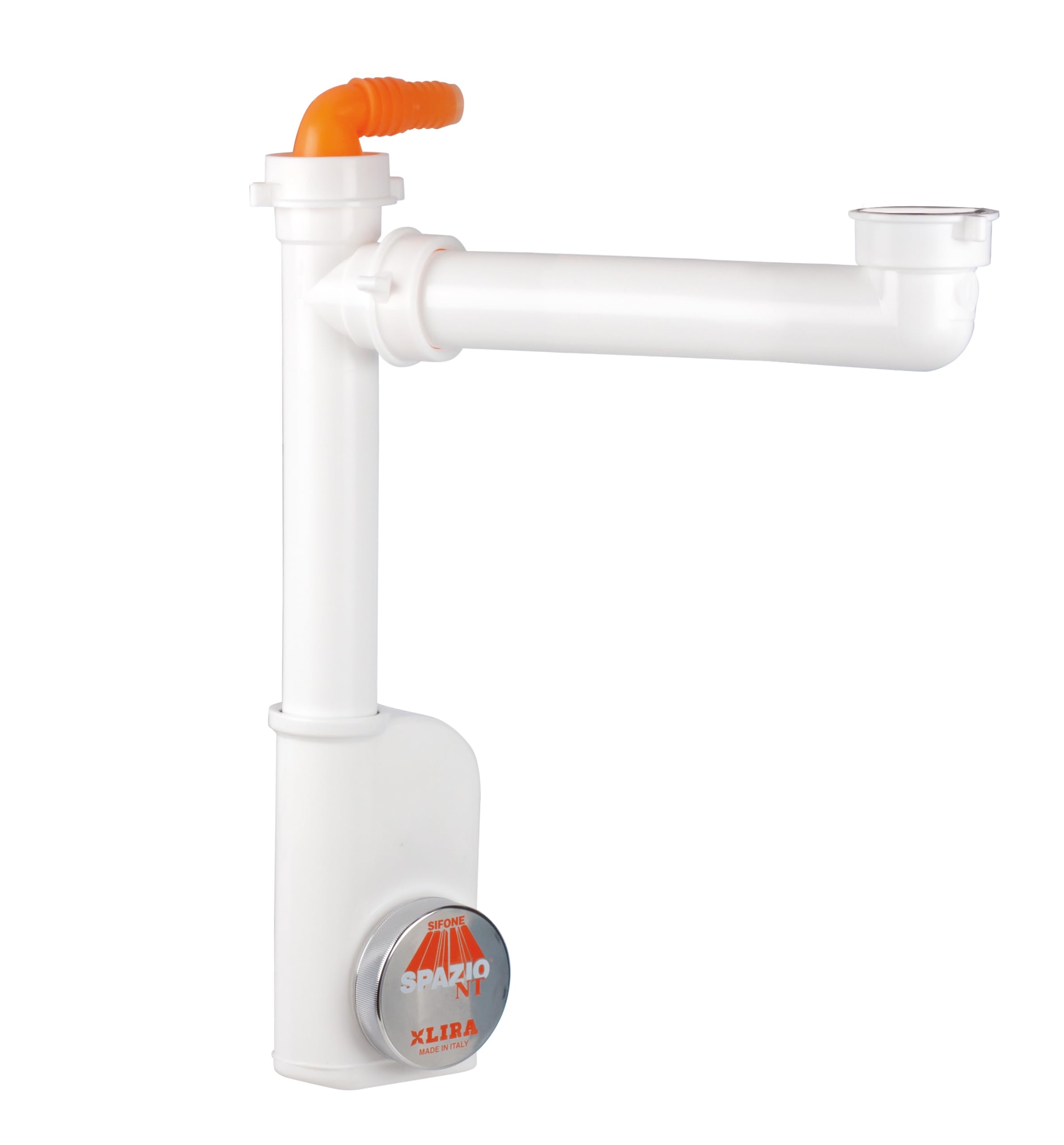 Lira White Space Siphon 1 Nt Inspectible For Kitchen Sinks With 1 Bath