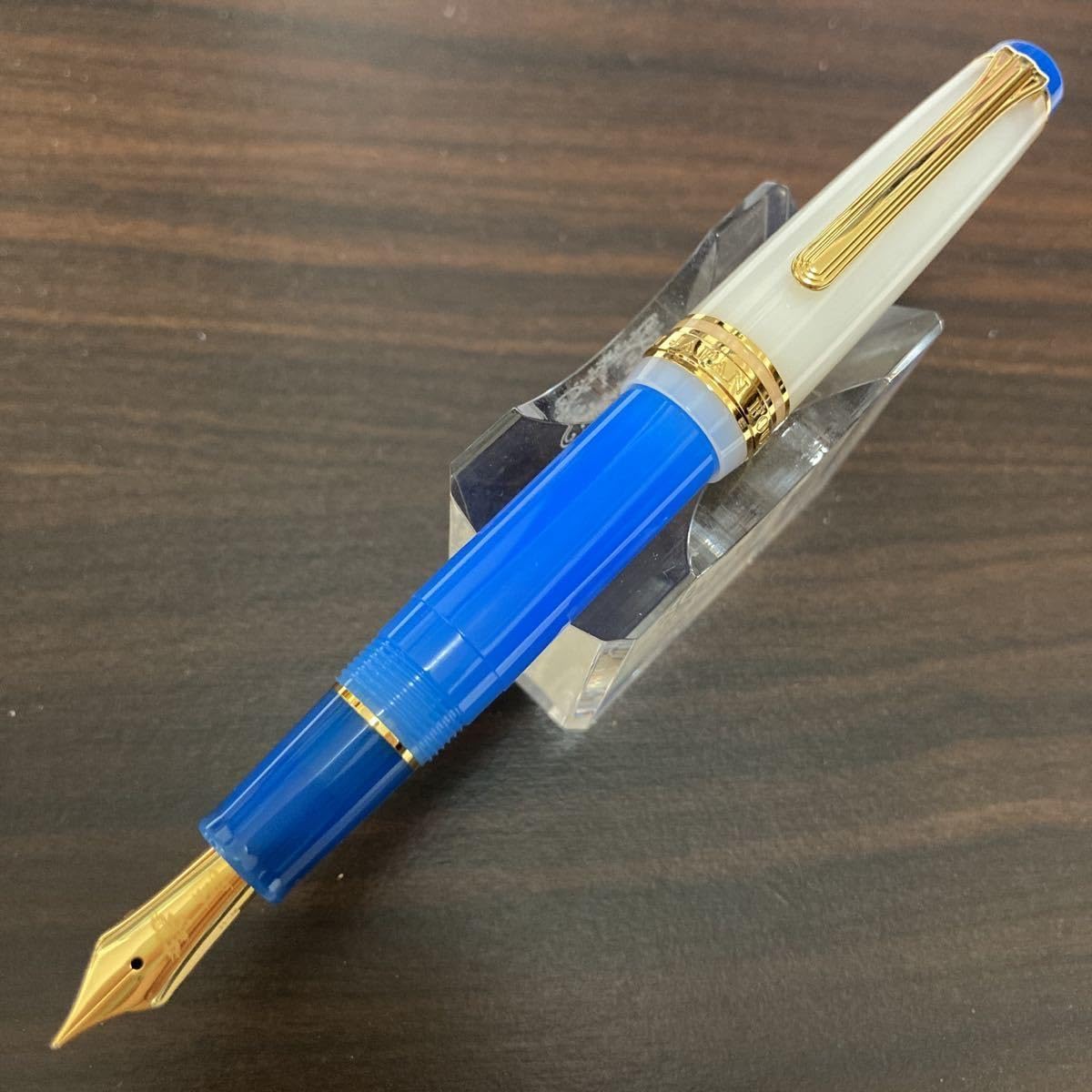 SAILOR セーラー万年筆 ウミウシ M 中字 アオミノウミウシ 限定モデル Amazon.co.jp: レアモデルSAIL セーラー万年筆 ウミウシ M 中字