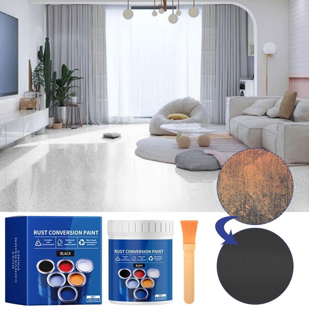 Eastwood Polymeric Rust Converter to Protected Primed Surface | Metal Rust Remover Sealant & Protection Primer | Ready to Paint Automotive Undercoating | Black 13oz Aerosol | 4 Pack