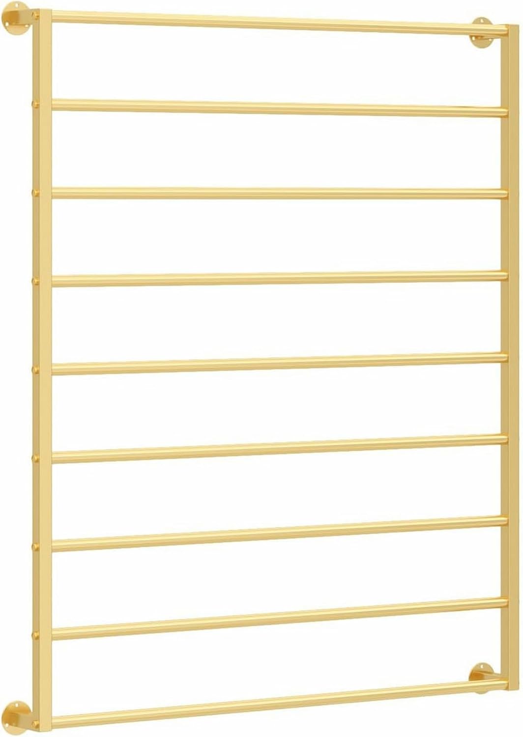 Wall Mount Scarf Display Display, Metal Ribbon Holder Organizer - Retail Display Tie Scarf Rack - Towel Belt Ribbon Organizer Rack Hanging Bar - Accessory Organizer Rack