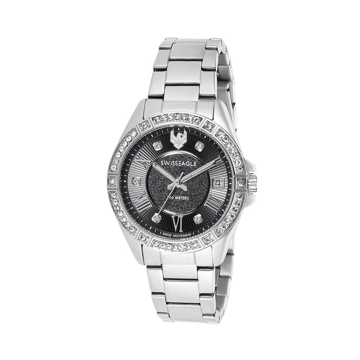 Swiss Eagle Analog Grey Dial Womens Watch (B07FRWX69Y) Amazon Price History, Amazon Price Tracker