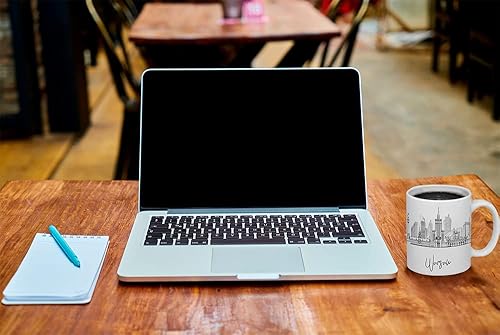 Miniatura 452 de Taza de cerámica Madrid Spain Skyline, taza blanca de recuerdo de Europa de 11 onzas, taza de café personalizada, regalo para cumpleaños, taza