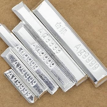 Ag9999 High Purity Pure Silver Bar for Jewelry Processing 10/20/30
