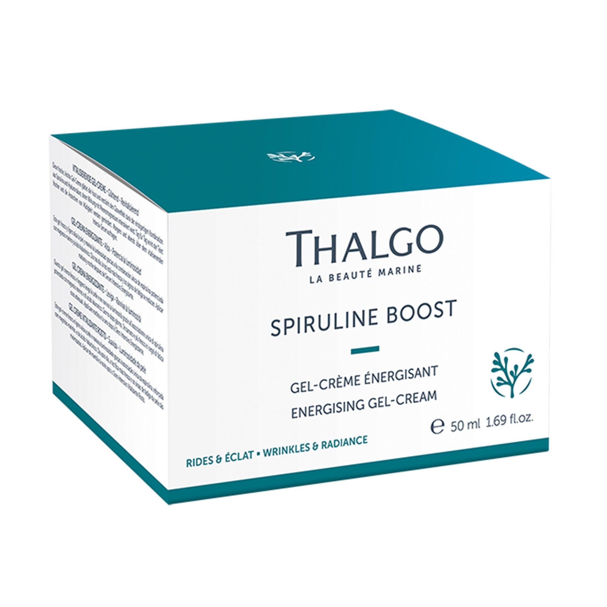 THALGO Spirulina Boost 2.0 Gel Crème revitalisante 50 ml Lisse la peau et renforce la luminosité