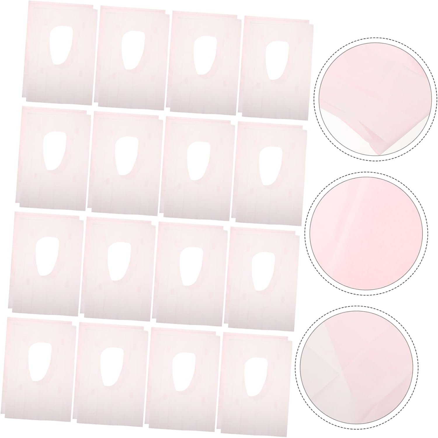 CHILDWEET Portable Toilet Seat Covers 50 Pieces Disposable Waterproof for Travel Potty Seat Covers Pads