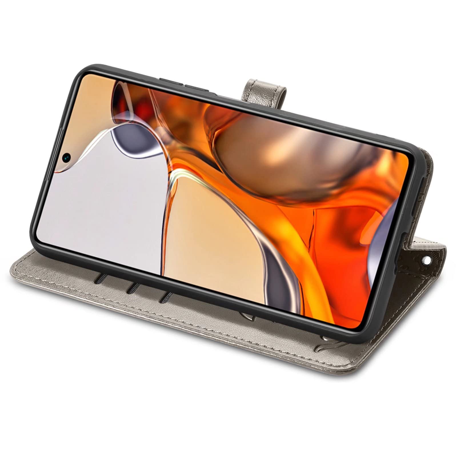 Per Samsung Galaxy A16 Multi-Card Slot Cerniera Portafoglio Pelle Phone