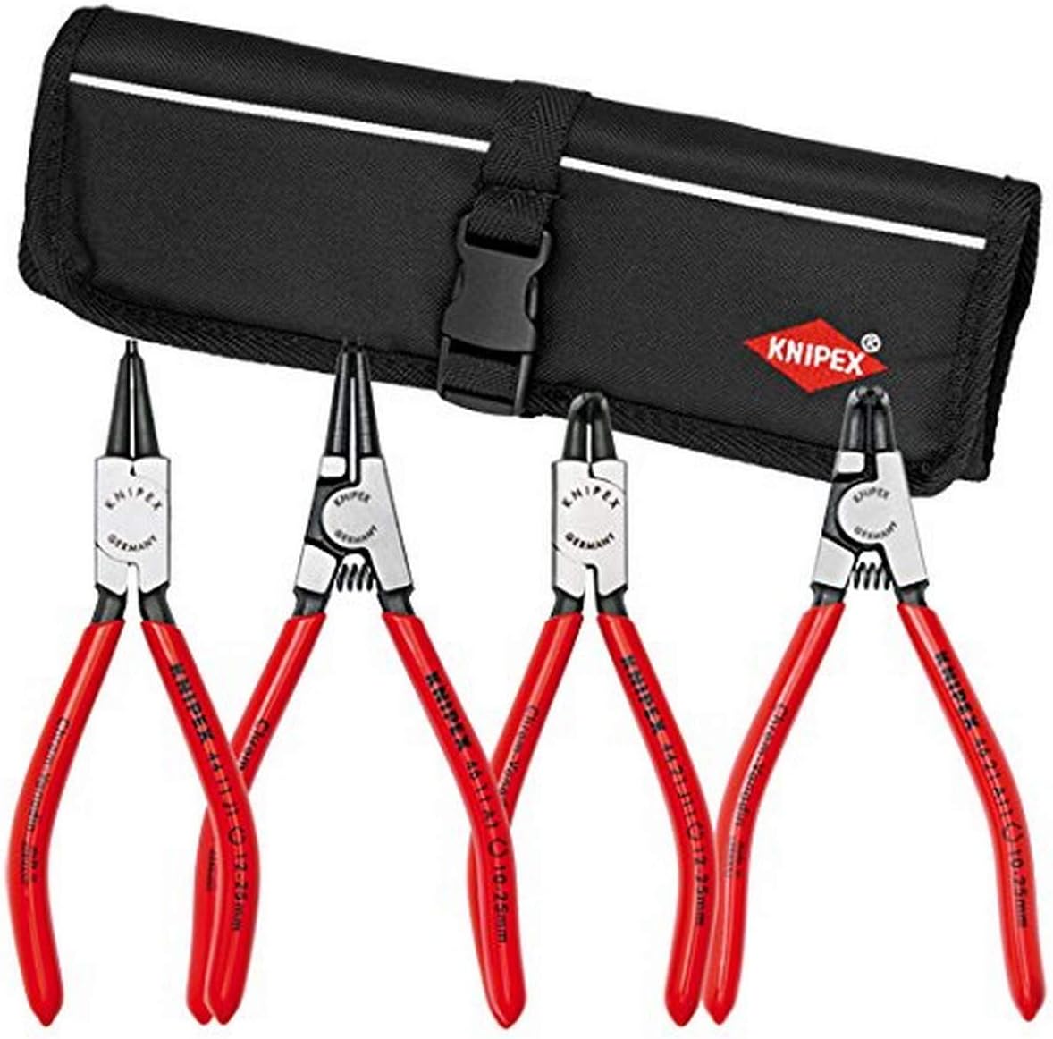 🔥 Flash Sale KNIPEX Tools - 4 Piece Circlip Set In Pouch Straight & 90 Degree (9K001952US) Hottest Sales KNIPEX Tools - 4 Piece Circlip Set In Pouch Straight & 90 Degree (9K001952US)