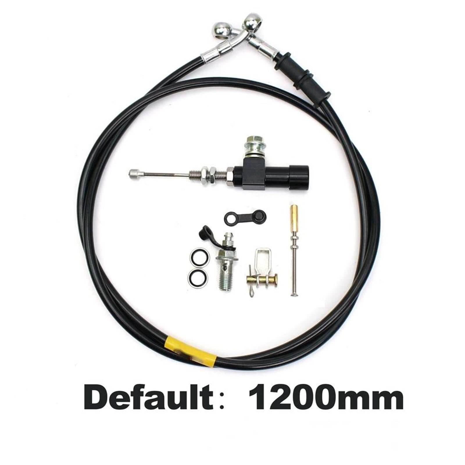Palancas de embrague de moto Cilindro para maestro de bomba freno embrague hidráulico motocicleta universal 22 mm y 7/8"(1 kit)