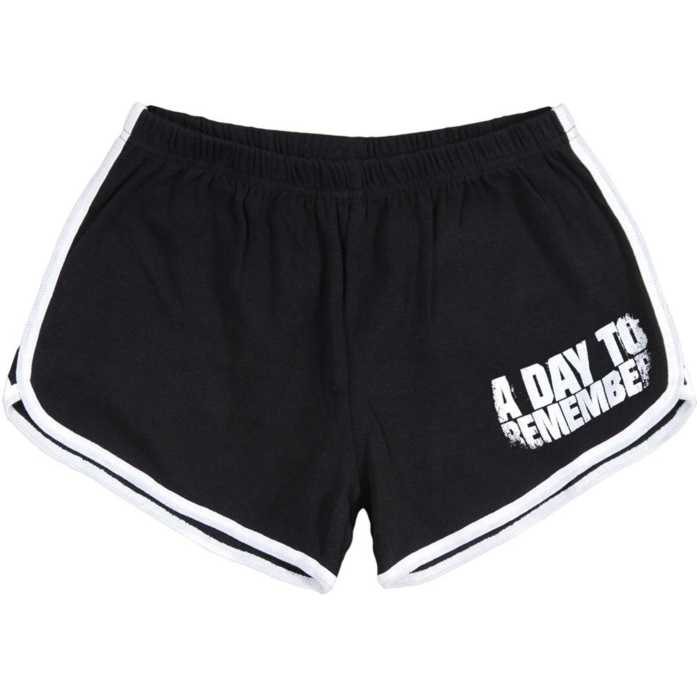 A Day To Remember Women's Homesick Booty Shorts Medium Black