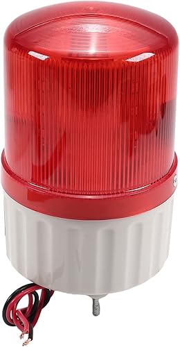 Miniatura 10 de Othmro Luz de señal industrial, columna LED, alarma redonda, luz indicadora de luz continua, luz de advertencia roja y verde, DB, 90 db, 24 V, 3 W,