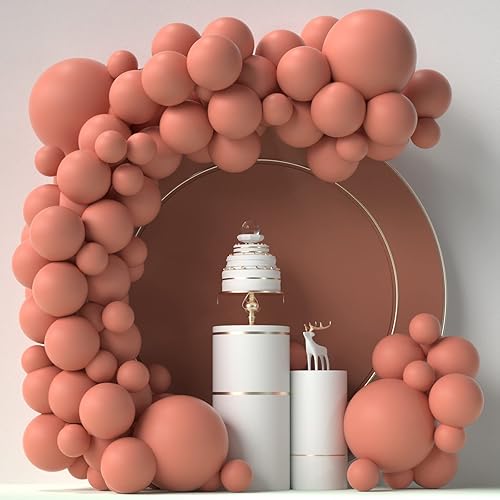 Vista 59 de Juego de 84 globos rosa claro, guirnalda de arco de 5 pulgadas + 12 pulgadas + 18 pulgadas, globos de color rosa pastel, globos de feliz cumpleaños