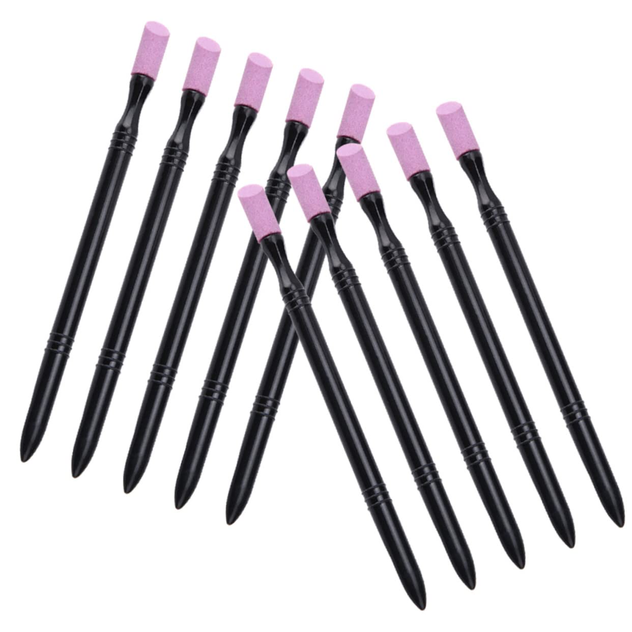 FRCOLOR Set Di 5 Strumenti Per La Rimozione Delle Cuticole Lime Per Unghie Delicate Pietre Lucidanti Per Manicure 10 Pezzi*5