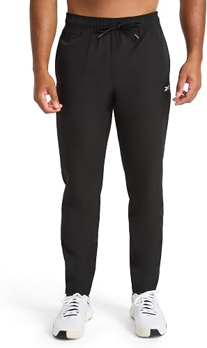 Reebok Men’s Dominator Pant, Standard Fit, 30” Inseam, Lightweight Stretch Poly 