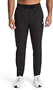Reebok Men's Dominator Pant, Standard Fit, 30” Inseam, Lightweight Stretch Poly Fabric