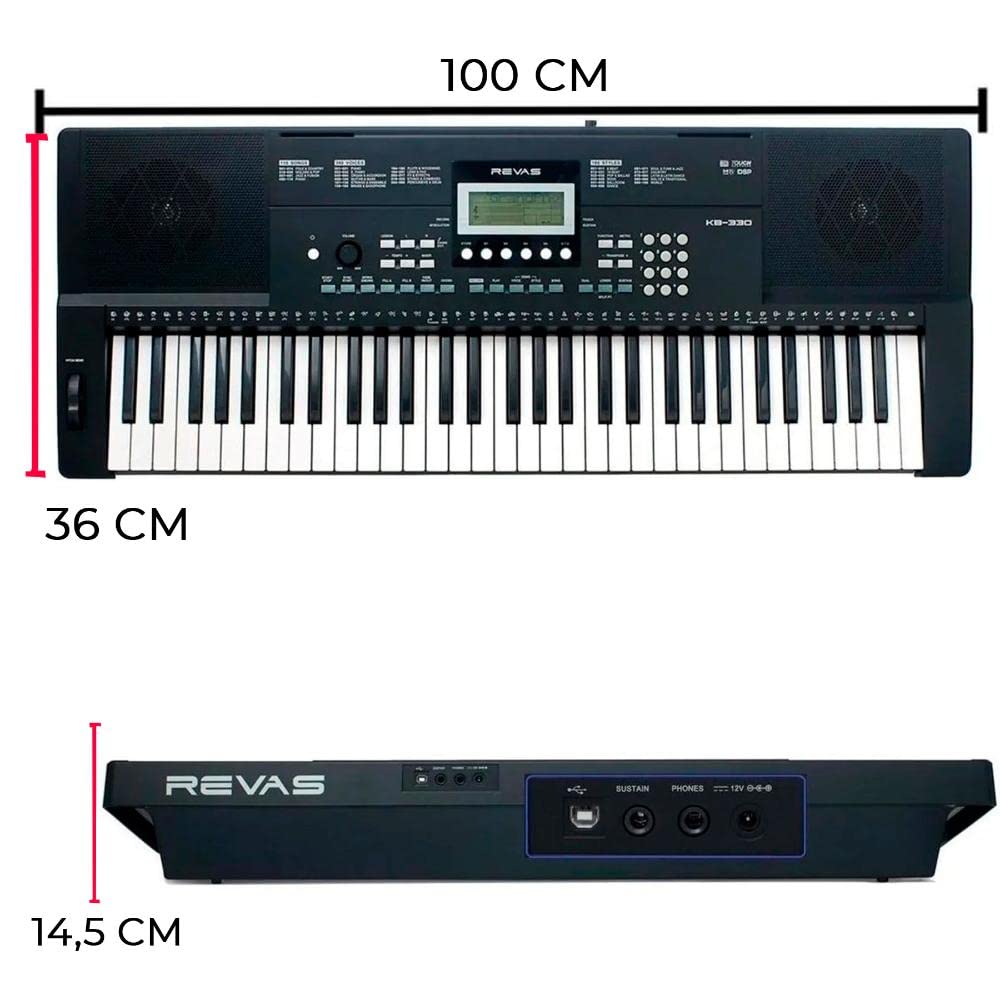 Medeli M17 Tastiera Musicale Portatile 61 Tasti Dinamici