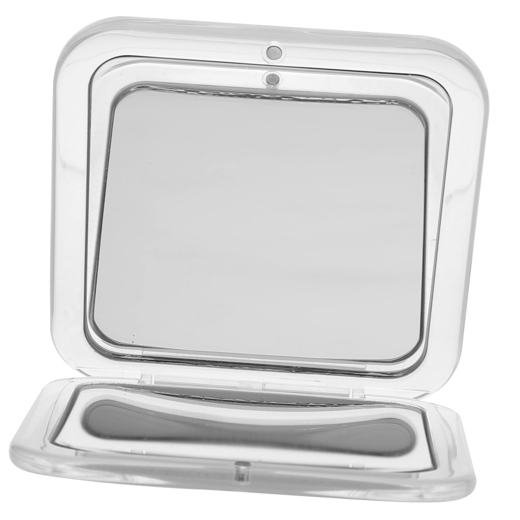 3 Pezzi Specchio Cosmetico Pieghevole Uv Specchio Di Trucco Compatto Specchio Da Viaggio Ingranditore Illuminato Specchio Compatto Dorato Piccolo Specchio Portatile Bianca Resina