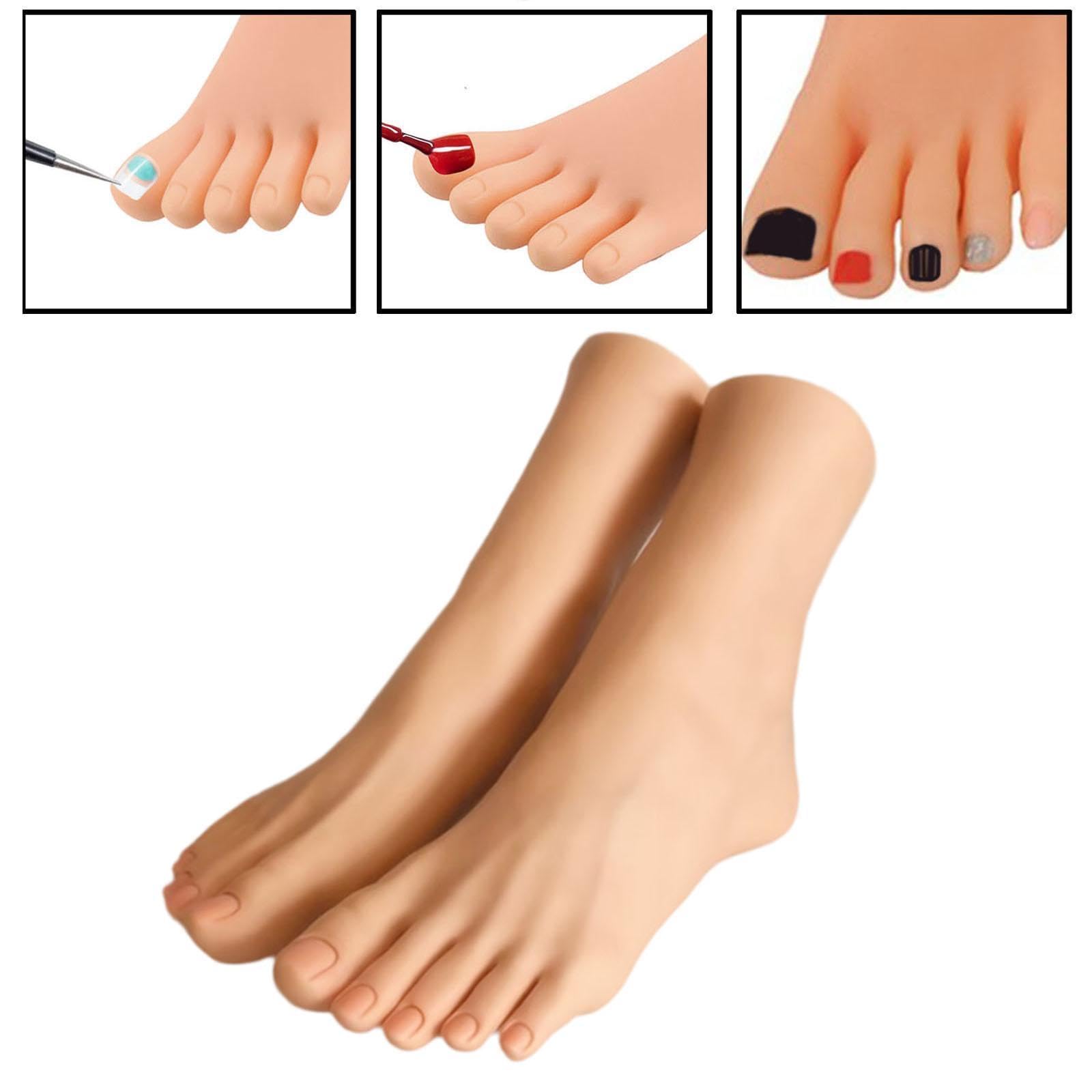 Fußmodell, Mehrzweck Mannequinfuß für Einzelhandel, Nagelkunst