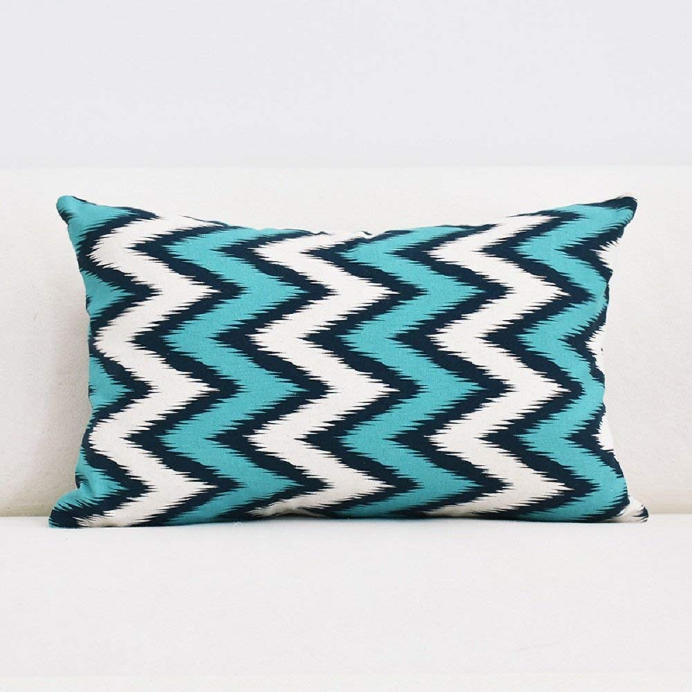 Coussin de chambre géométrique abstrait GZ style américain - 2