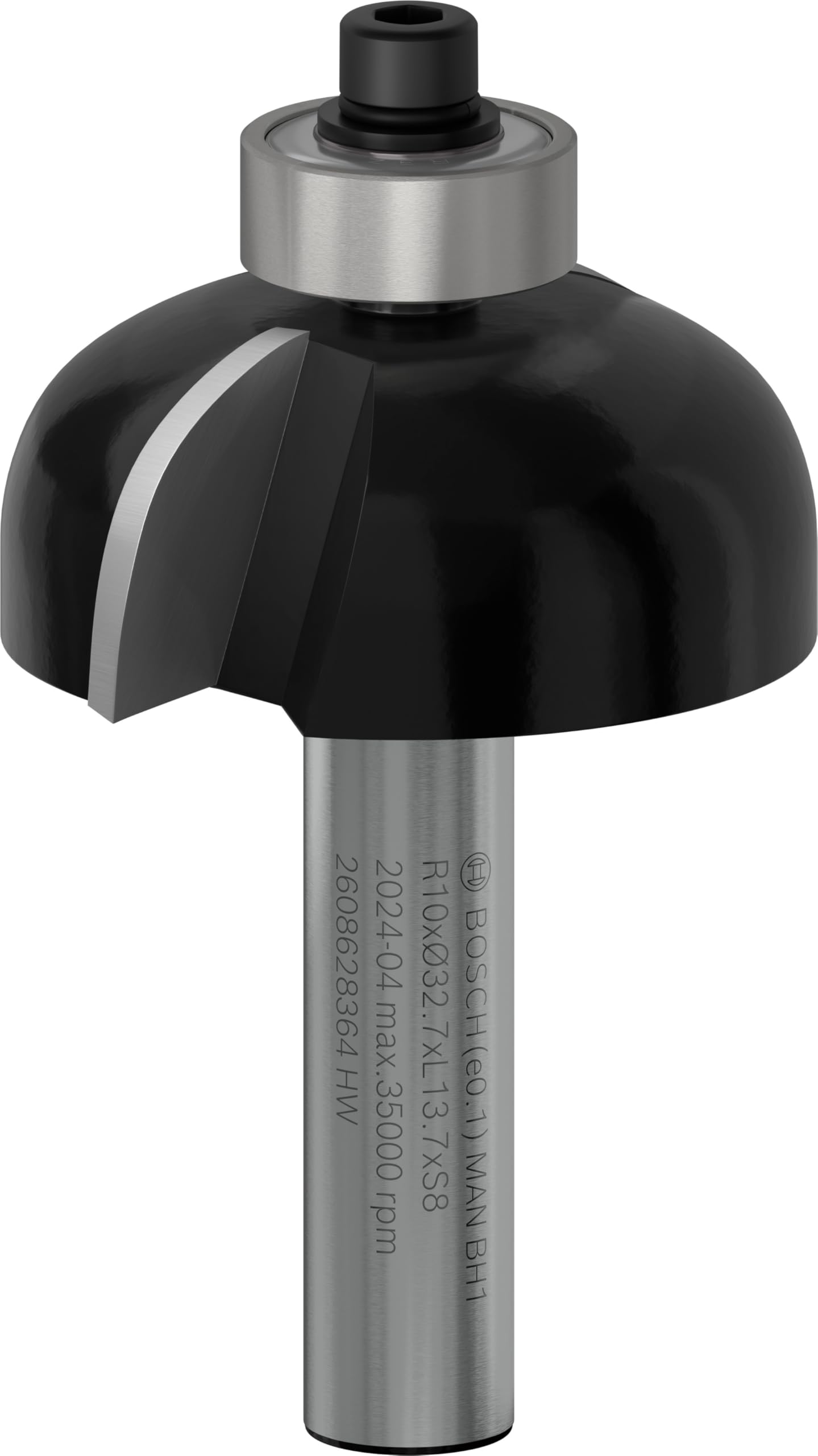 Bosch 1x Fraise à gorge PRO (pour Bois résineux, Bois dur, Ø 32,7 mm, Professional Accessoire Défonceuse manuelle, Fraise à araser)