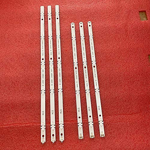 6 tiras de retroiluminación LED para LG 49UJ630 49LJ614V 49UJ634V 49UJ701V 49UJ670 49UJ651V 49UJ670 17Y 49LJ61 49LH61 49UJ65_A B_27LED.