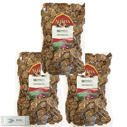 【3個セット】 アリサン 有機バナナチップス 1kg 有機JAS ドライフルーツ ノンフライ オーガニック 無添加 無糖 おつまみ おやつ お菓子 砂糖不使用