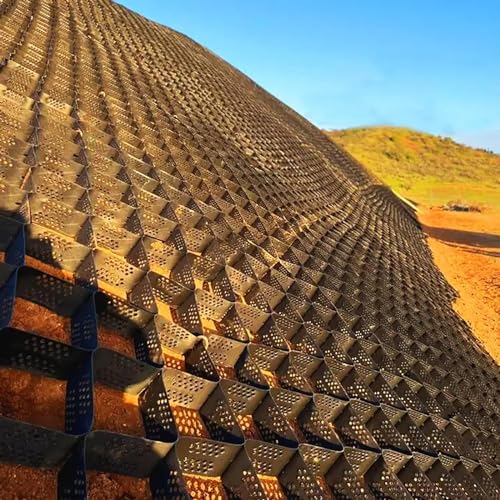 Geogrid Steep Slope Mesh Erosion Control, Ground Mesh Support Mesh,