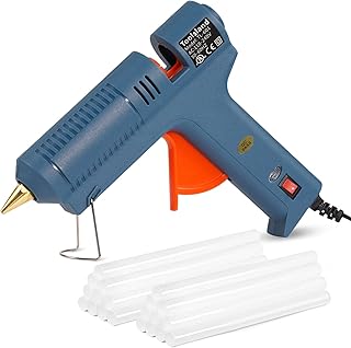 Toolsland Hot Glue Guns, 60W Full Size Hot Glue Gun Kit No Dripping with 20 Glue Sticks for Art, Craft,DIY, Home Repairs, ...