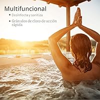 Vista 3 de Leisure Time E5 Spa 56 Gránulos de cloro para spas y jacuzzis - Mantiene agua limpia, clara y desinfectada, 5 libras