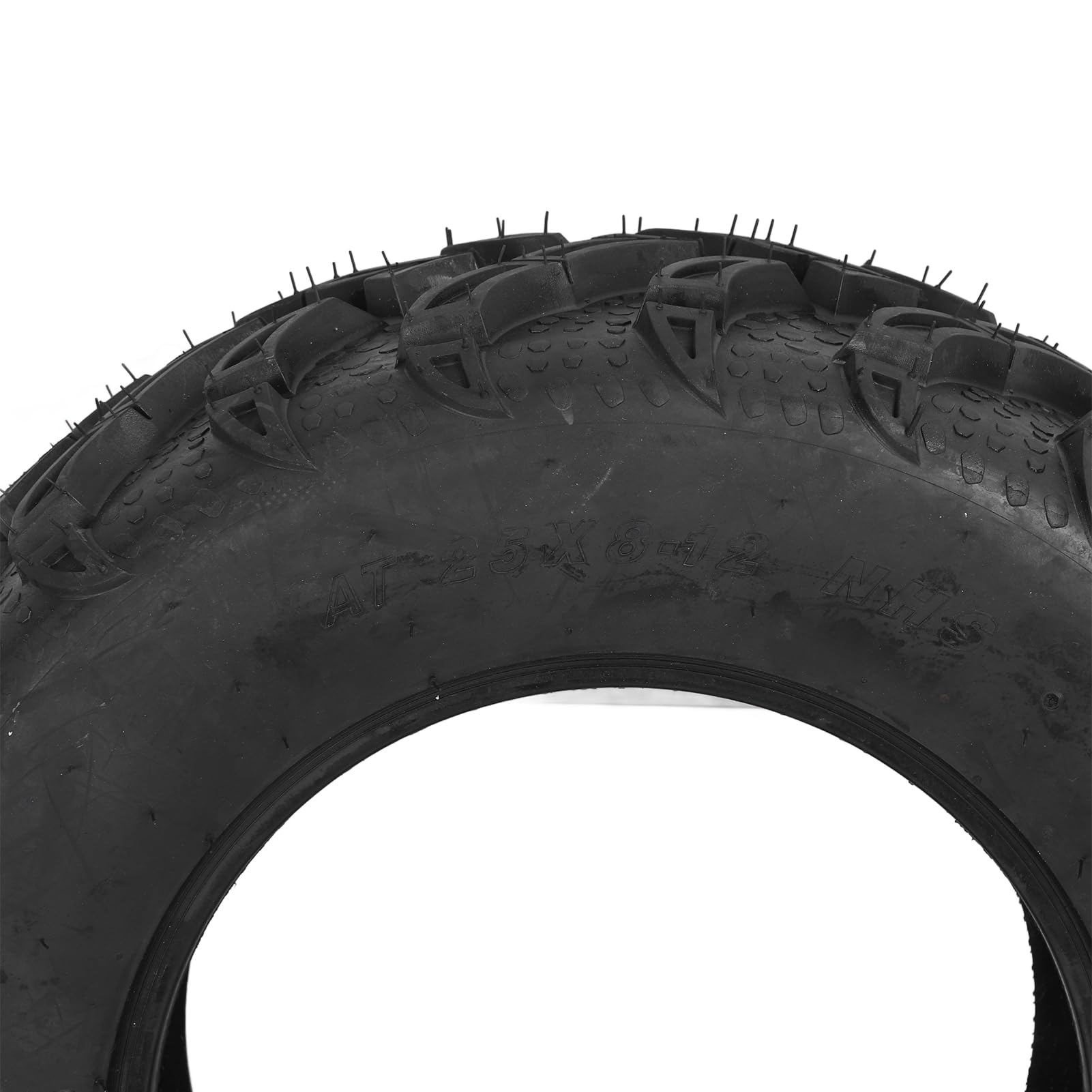 25x8-12 ATV UTV Pneumatico per ruote 6 strati Trazione migliorata Riduce l'impatto Vuoto Tubeless Pneumatico per tutti i terreni per Go Kart Cart Tosaerba