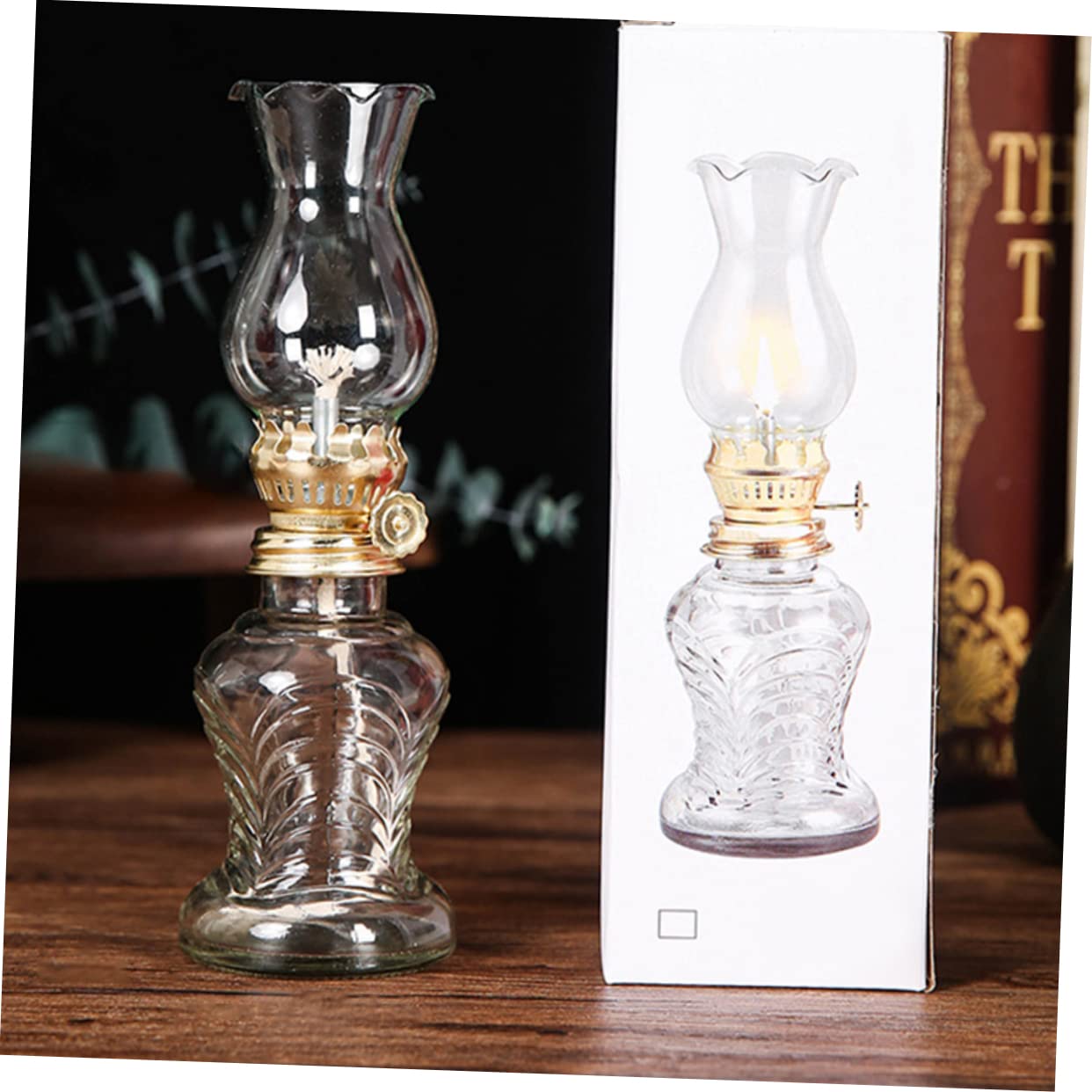 Lanterne vintage, lampe à pétrole rétro pour camping, extérieur, lampe