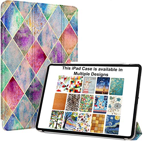 Image of DuraSafe Cases for iPad Pro 12.9 3rd Generation 2018 PC Case A1876 MTEL2HN /A MTEM2HN /A A2014 MTFN2HN /A MTFQ2HN /A A1983 MTHN2HN /A MTHU2HN /A MTJA2HN /A MTJ02HN /A MTJN2HN /A - Diamond Grid