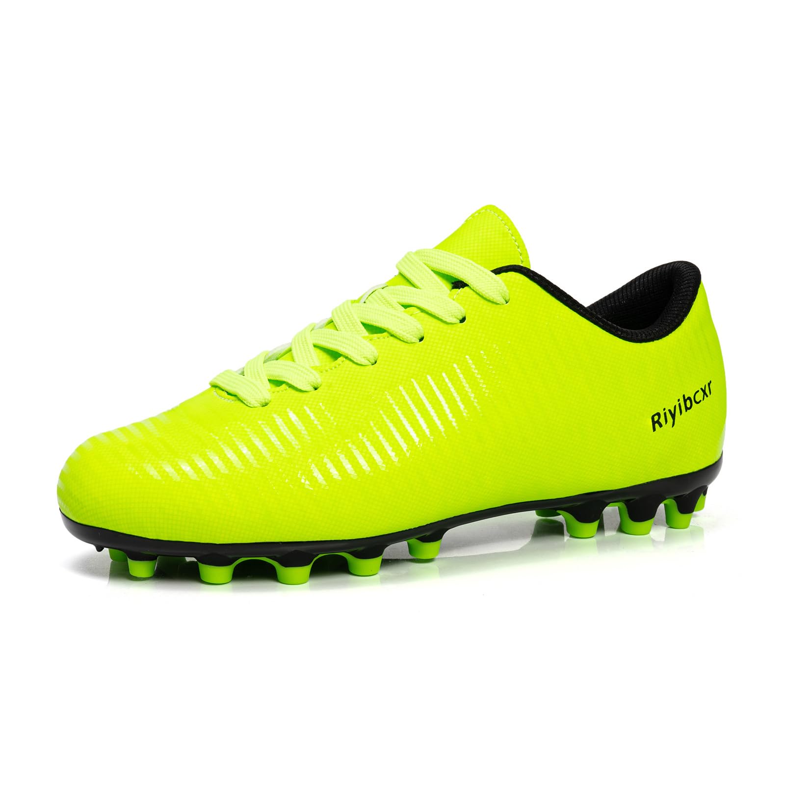 Riyibcxr Kids Soccer Cleats Unisex-Child Lightweight Football Shoes Turf Youth Boys Girls Futsal Training Indoor Outdoor