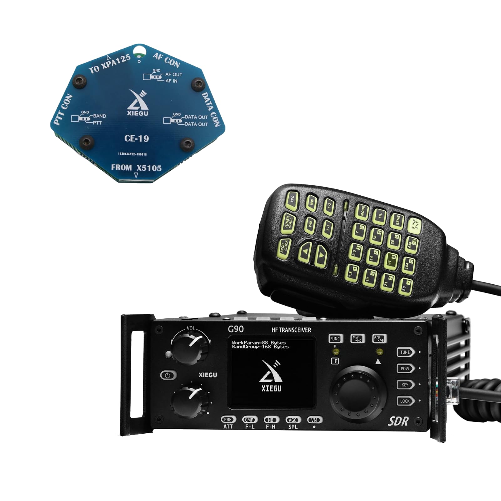 Amazon.com: [with CE-19] Xiegu G90 HF Radio 20W SSB/CW/AM/FM