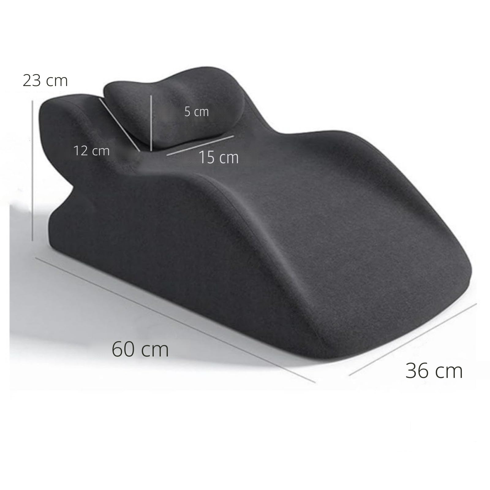 Coussin sexuel pour couples - Coussin cale doux - Avec fonction de soutien - En mousse à mémoire de forme - Coussin lombaire - Soutien ergonomique de la posture pour la colonne vertébrale - Position