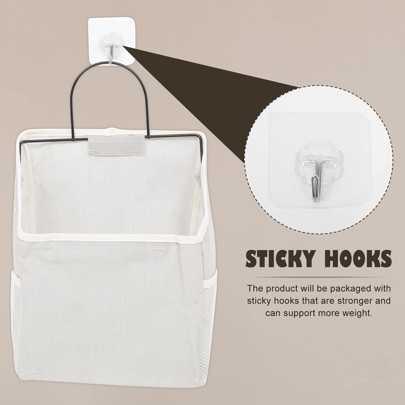 Handgewebter Wandkorb Aus Flaschengras - Natürlicher Aufbewahrungskorb Für Bücher & Mehr