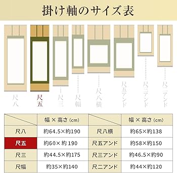Amazon｜掛け軸 南無阿弥陀仏 浄土真宗 田中玉峰 仏事 肉筆 六字