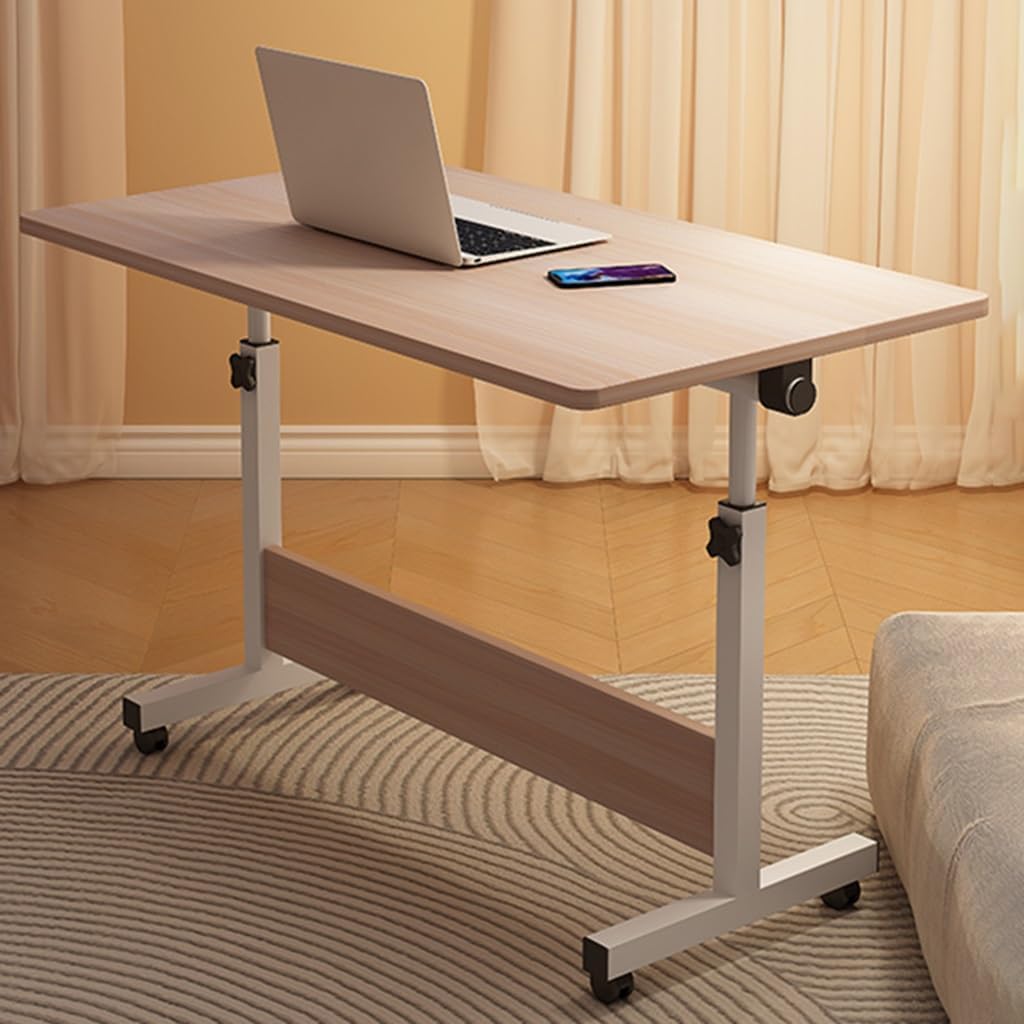 Amazon.com: GIZNXBA Computer Desk Black, Small Standing Desk Mobile ...
