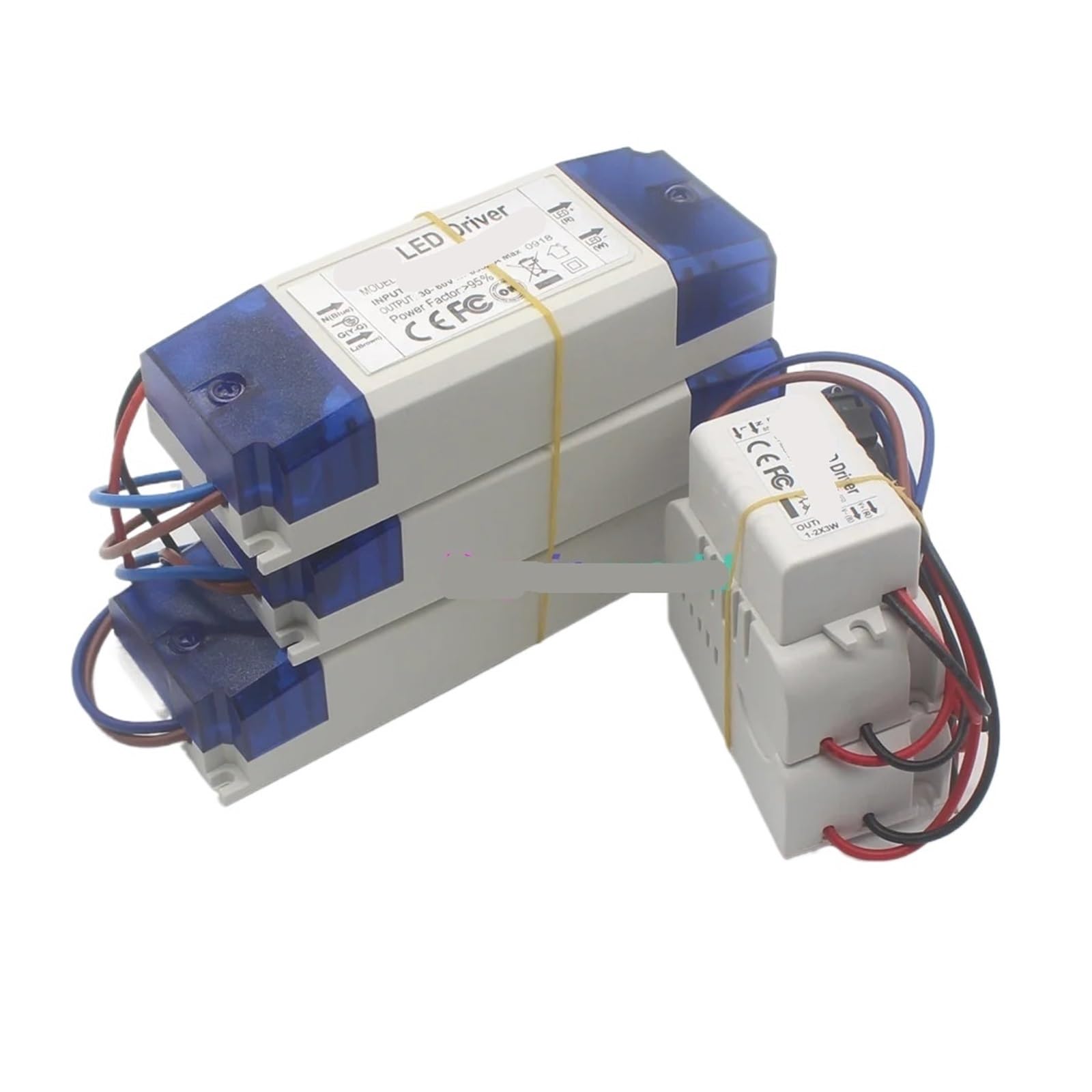 1 Pcs AC 85-265V 1-2x3w 2-4x3w 6-10x3w 10-18x3w 18-30x3w 1-36x1W 300-650mA LED Driver Converter Transformer for Ceiling Light(6 to 10x3w 650mA)