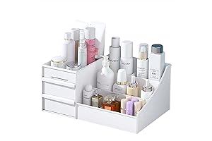 White Makeup Organizer | Let Your Countertop Glow