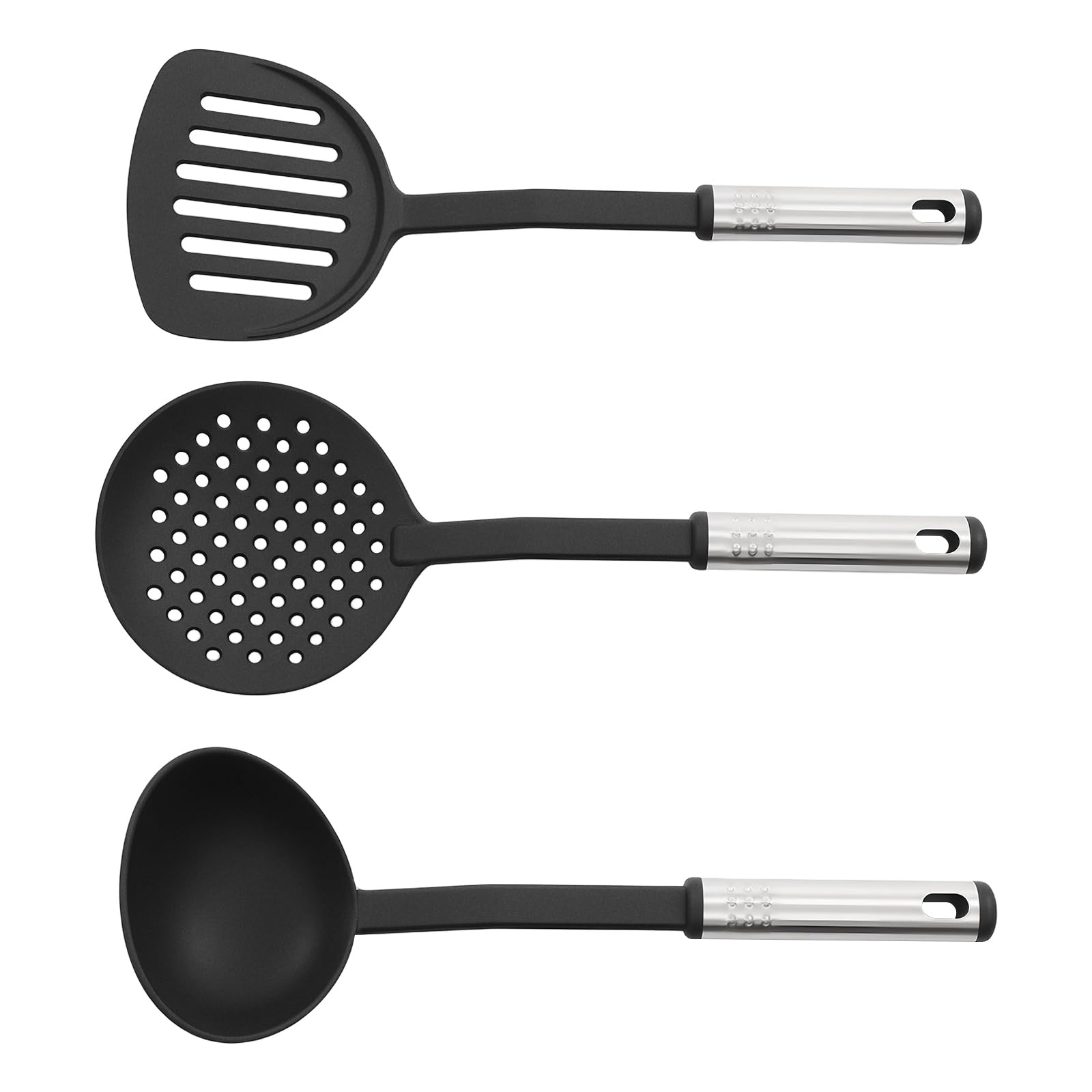 Juego de utensilios de cocina, juego de utensilios de cocina, juego completo de utensilios de cocina con 40 piezas, mangos ergonómicos y superficies resistentes a los arañazos, ideal para cocineros