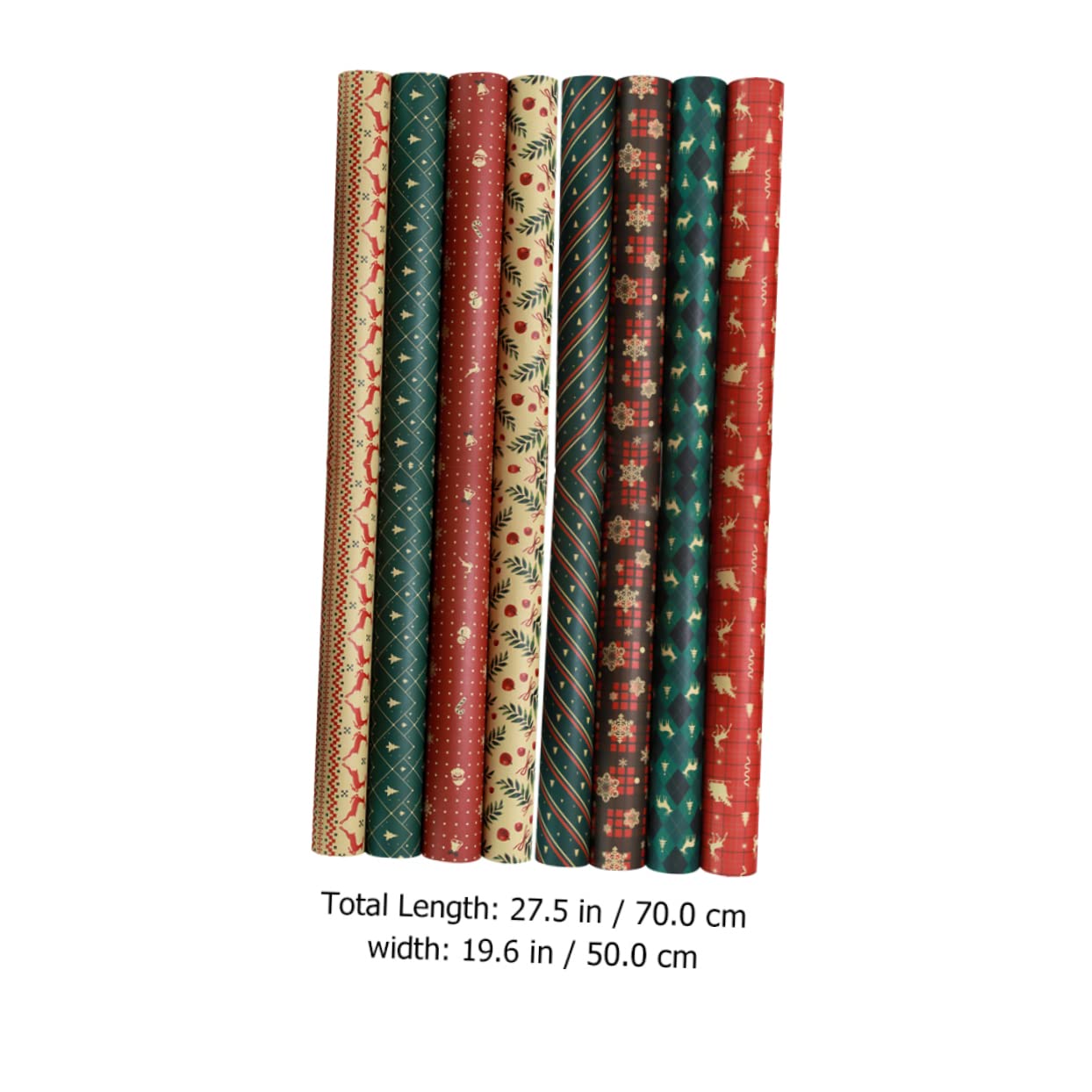 FRCOLOR 3 Sätze Geschenkpapier Für Weihnachten Packpapier Weihnachten Weinachtsgeschenkpapier Rot Verpackungspapiere Selber Machen Band Weihnachtsgeschenkpapier Papierumschlag 8 Stück * 3