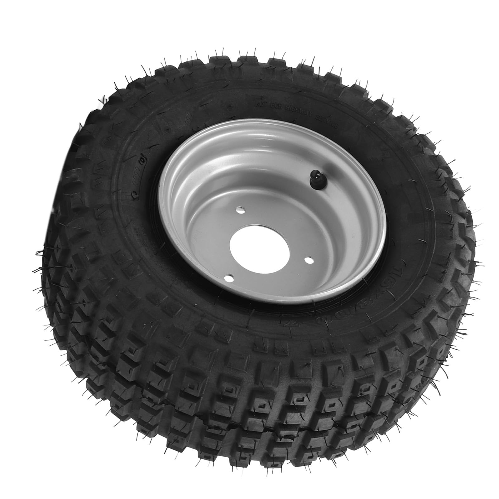 16x8-7 Reifen mit Nabe universell einsetzbar für UTV Rasenmäher vibrationsarm und rutschfest für sicheres Fahren auf Untergründen
