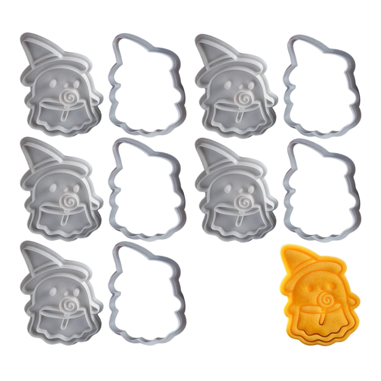 Buxuaaaa D 5 Set Cookie Molds Kitchen Baking Pastrys Bakewares Halloween Biscuit Cutter Small Cookie Molds Making Tool Baking Set