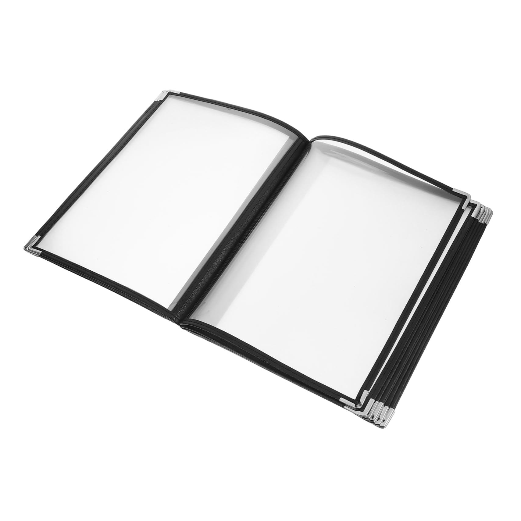 Libro De Recetas Transparente De Pvc Para Restaurantes Bares y Cafeterías Con Páginas Accesorio Para Menús