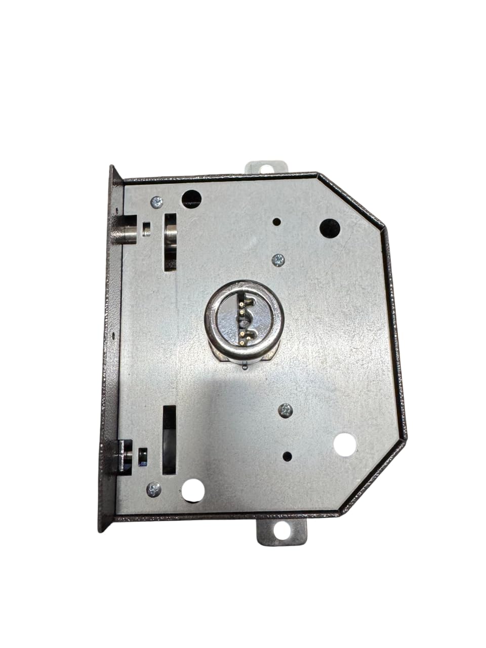 Serratura Per Portoncino Blindato 137x166 mm Completa Di Tre Chiavi | Doppia Mandata Mezzo Giro Con Supporti e Aste – Massima Sicurezza Per La Tua Porta