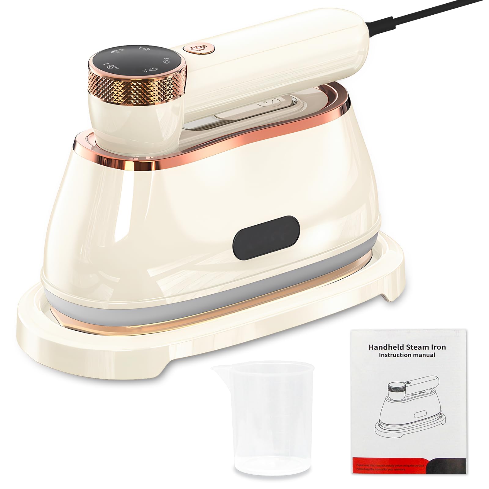 Défroisseur Vapeur à Main 1200W Dhvnvcud - Pliable 180°, Réservoir 180ml - Pour Voyage Et Maison