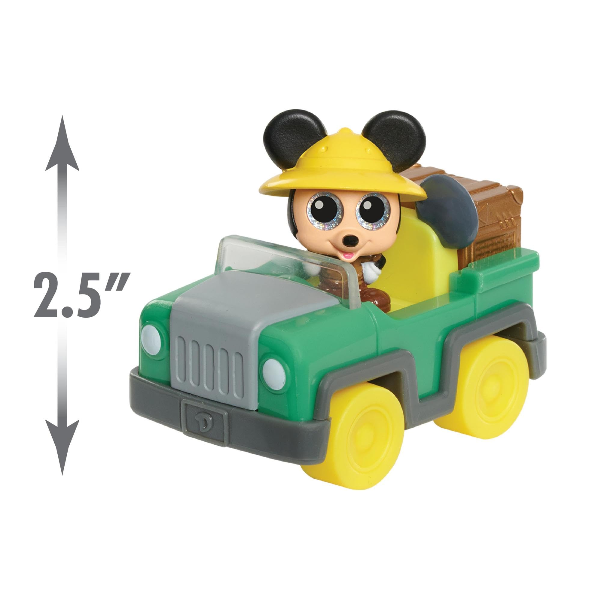 Disney Doorables, Let's Go Pojazd z figurką, ekskluzywne, losowe modele, zabawki dla dzieci od 5 lat, GIOCHI PREZIOSI, DRB06