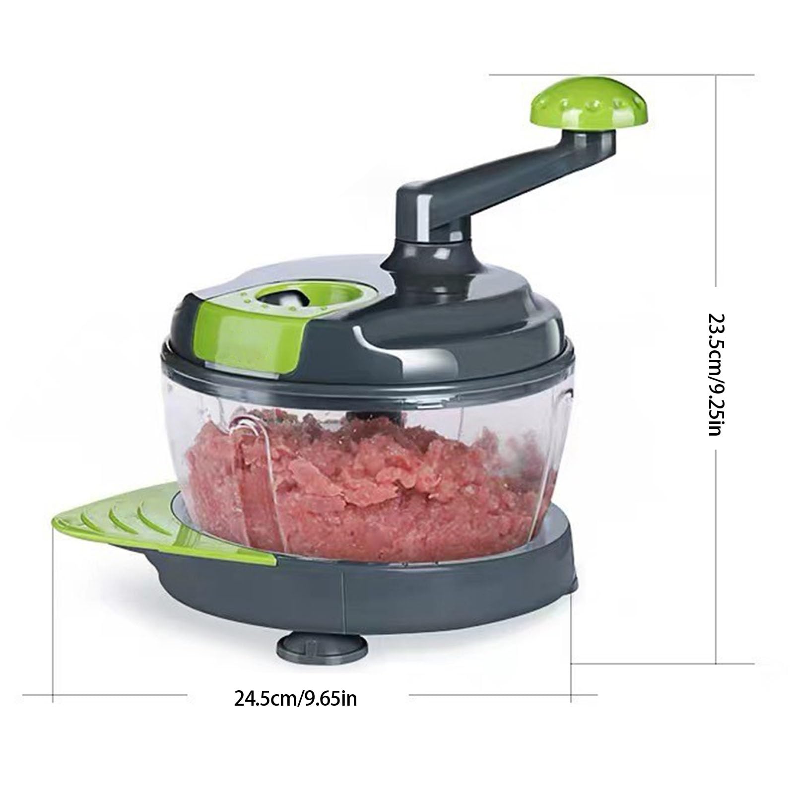 Picadora de carne y picadora de alimentos Manual eficiente, preparación de cocina multiusos de acero 402 con diseño fácil de limpiar, picadoras de alimentos manuales