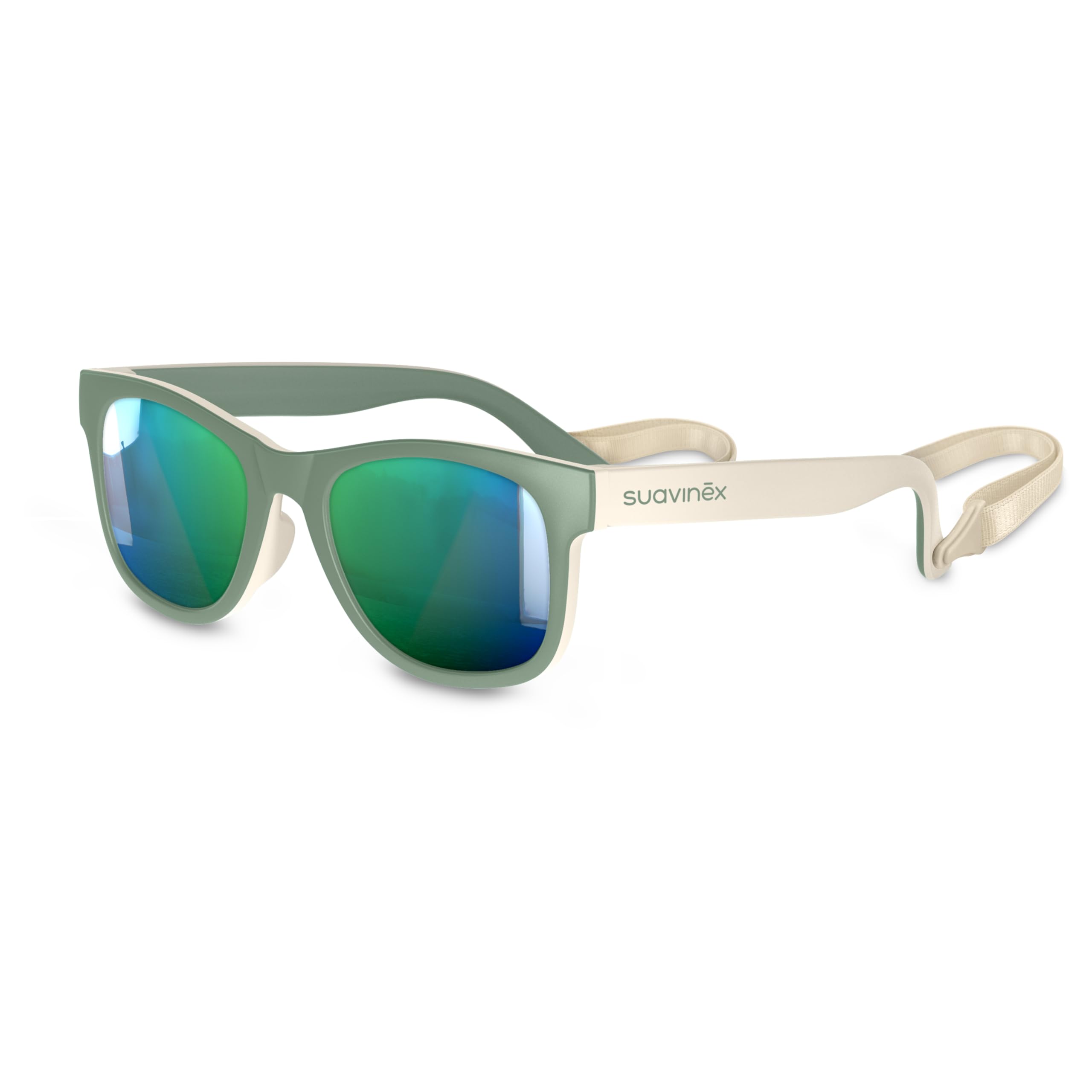 Suavinex Gafas de Sol Niños Polarizadas UV400 Cat.3 Protección UVA UVB Funda Cinta Sujeción